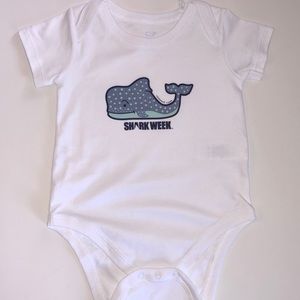 Vineyard vine shark week onesie